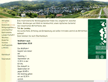 Tablet Screenshot of oberheimbach.de